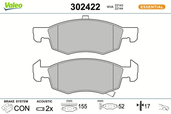 302422 VALEO