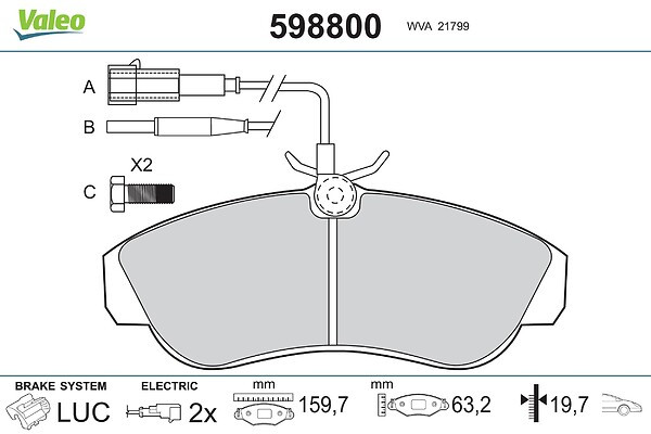 598800 VALEO