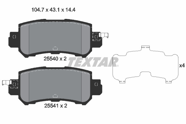 2554001 TEXTAR