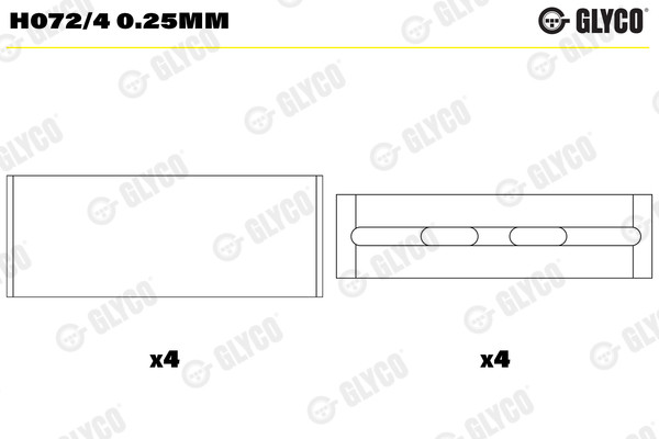 H072/4 0.25MM