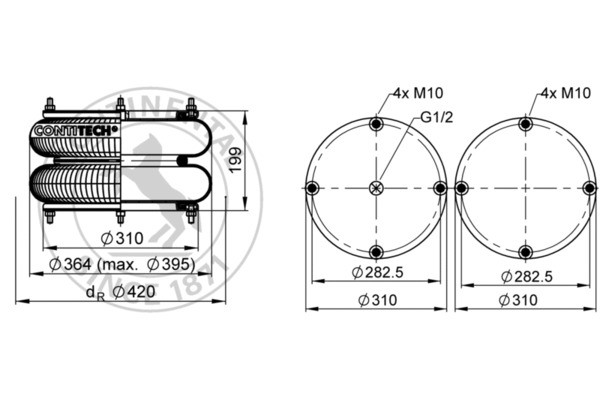 FD 614-26 1/2 M10