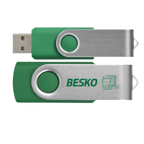 USBSTIK2GBGRØNSØLV
